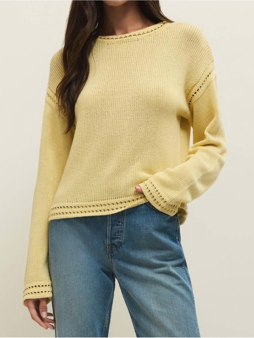 NWT Z Supply Bellami Sweater in Sunnyside Yellow